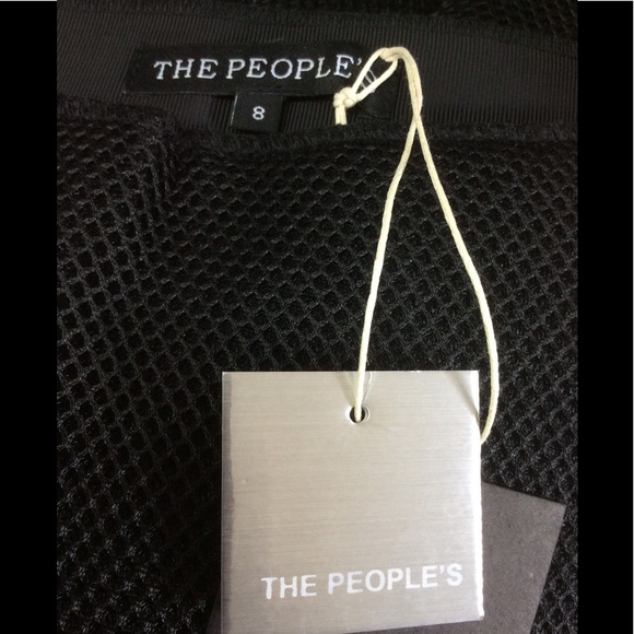 The PEOPLE’S (8) A-Lined Mesh SKIRT, Box Pleated. - Picture 5 of 6